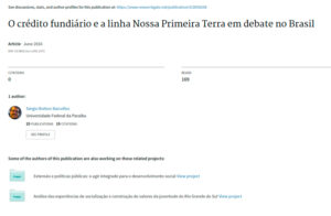 capa da publicação