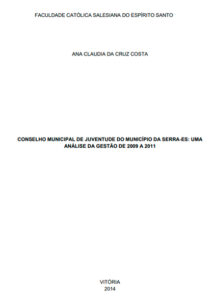 capa da publicação